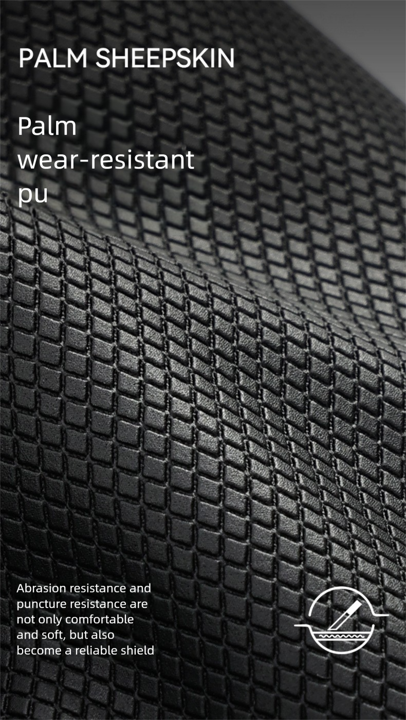 Ski Winter Warm Windproof Cold-proof Outdoor Cycling Touchscreen Fleece Lined Thickened Waterproof Fingerless Gloves_voghion.com