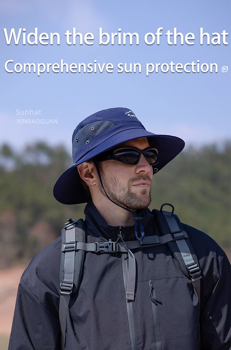 Neuheiten Xioguan 100% polyester 9238 sommer sonnenschirm außen sonnenschutz hut, atmungsaktiv große traufe fischerhut_voghion.com