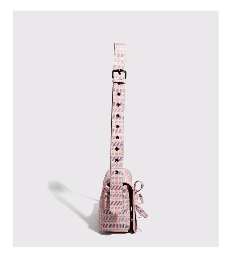 Women's 2025 Spring And Summer New Ballet Style Bow Underarm Folding Small Simple Shoulder Crossbody Bag Fashionable Hundred_voghion.com