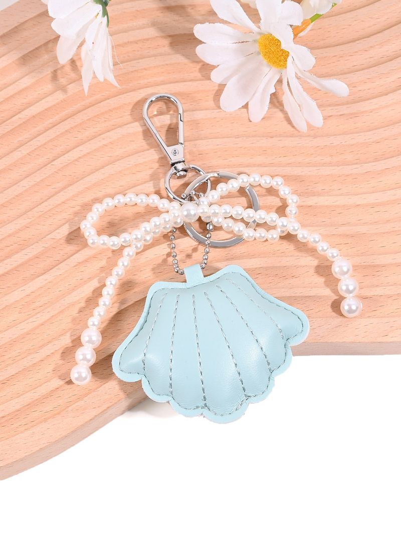 Shell Conch Pearl Tassel Keychain New Ocean Style Bag Car Key Pendant_voghion.com