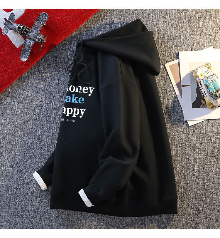 Herren-Kapuzenpullover für den Frühling – Übergroßer Freizeitpullover, leicht und atmungsaktiv, Weiß/Grau/Schwarz, S-3XL_voghion.com