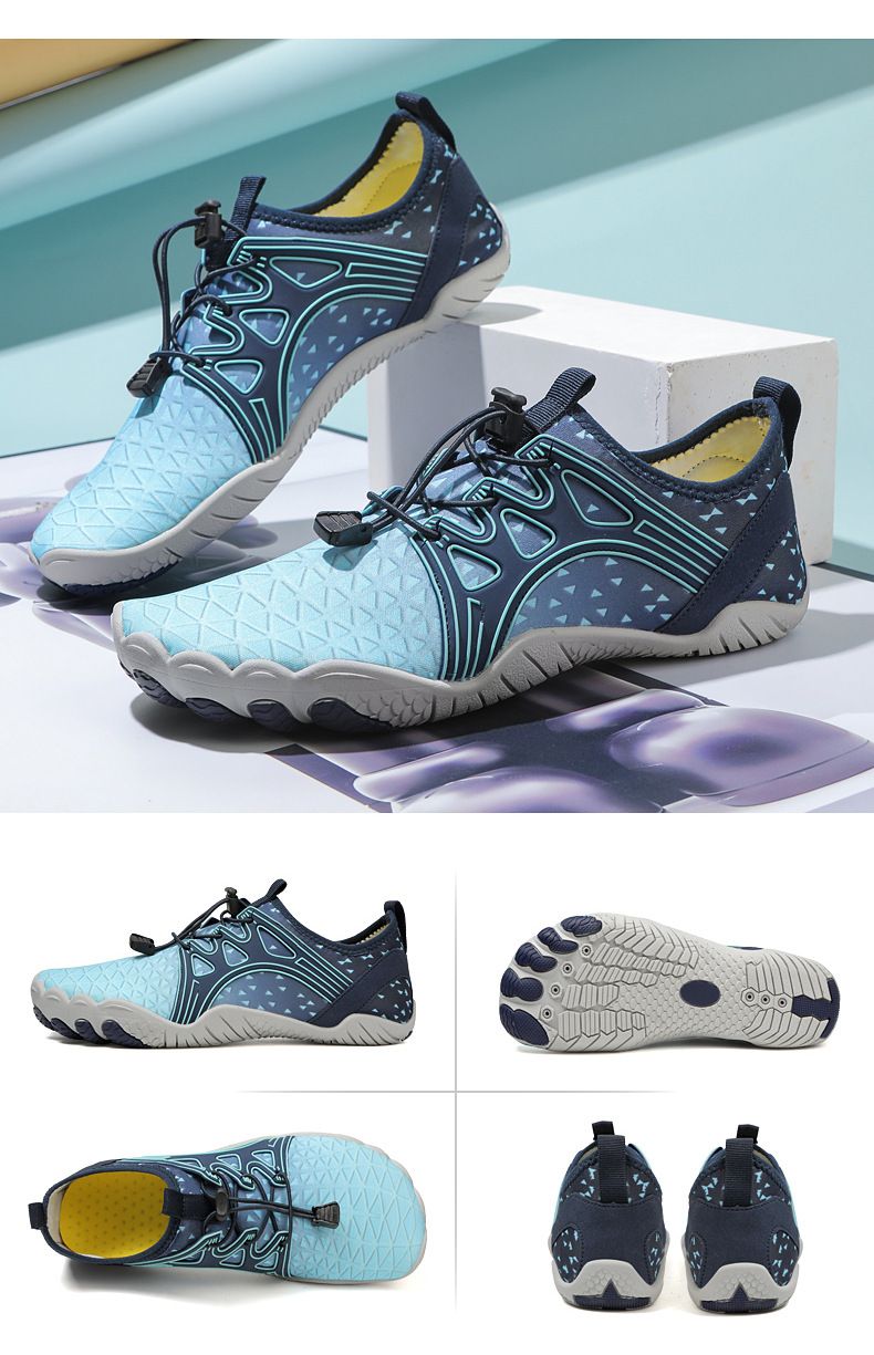Yürüyüş, Arazi Koşusu ve Su Sporları İçin Nefes Alabilen, Hızlı Kuruyan Su Ayakkabıları - Hafif Kaymaz Taban ve Parmak Arası Ayırıcı - Unisex Tasarım_voghion.com