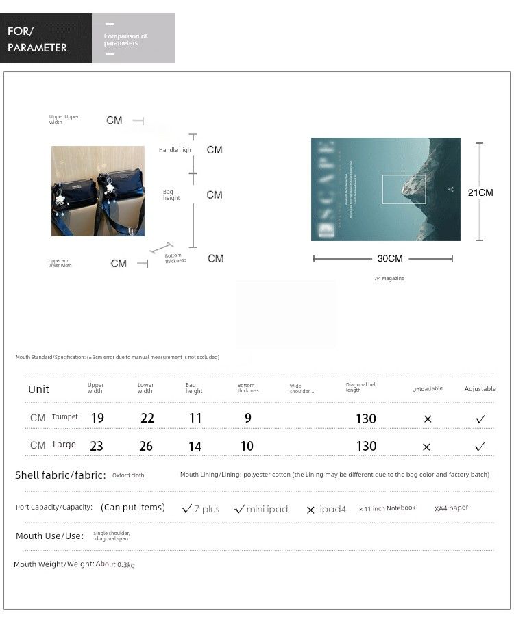 Fall And Winter Multi-Layer Crossbody Abrasion Resistant Waterproof Outdoor Women's Nylon Cloth Minimalist Korean-Style_voghion.com