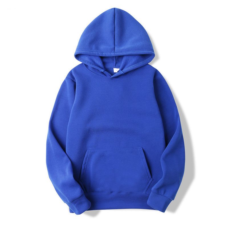 Spring and Autumn Sports Casual Fashion Solid Color Printed Hoodie, Men's Top_voghion.com