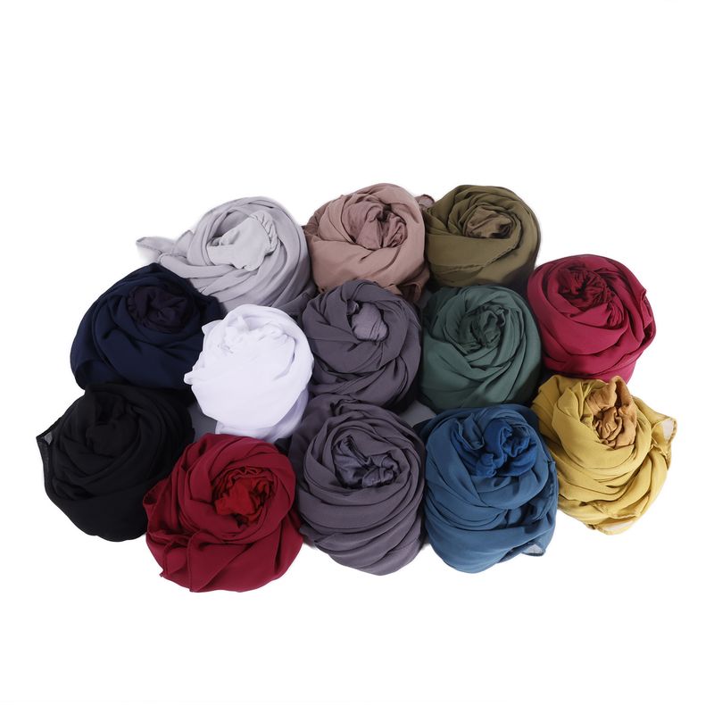 Women's All-in-One Pile Hat & Chiffon Headscarf – Fashionable Solid Color Sunshade (Ethnic Style, Lazy Wear Design)_voghion.com