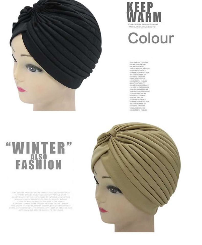 Cappello unisex versatile con foulard - Berretto in morbido poliestere per tutte le stagioni, berretto chemioterapico, cappello da notte, alla moda e comodo, design a tinta unita_voghion.com