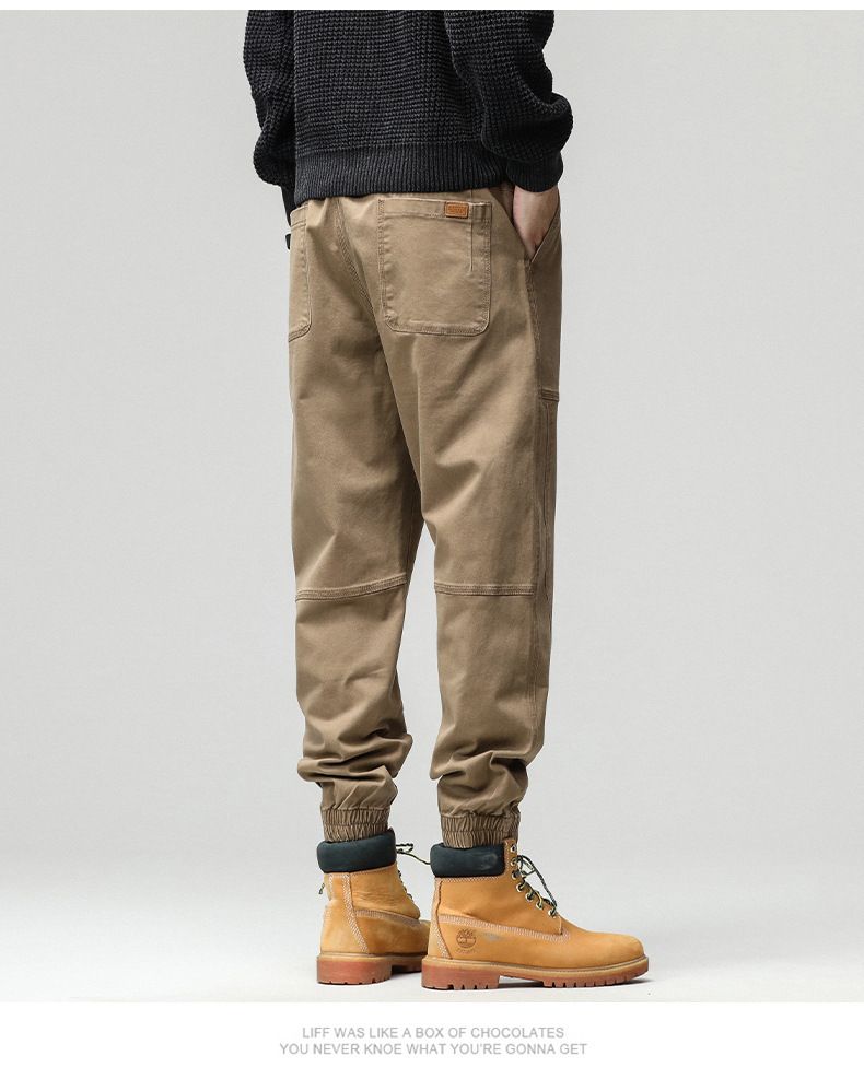 Nuovi prodotti autunno e inverno da uomo American Work, marchio alla moda per l'outdoor, vestibilità ampia sportiva, legatura alla caviglia versatile_voghion.com