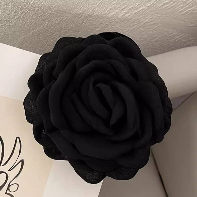 Agrafă de păr Sweet Rose pentru femei cu temperament avansat, cu model inversat de rechin, agrafă de păr, accesoriu personalizat pentru pălării_voghion.com