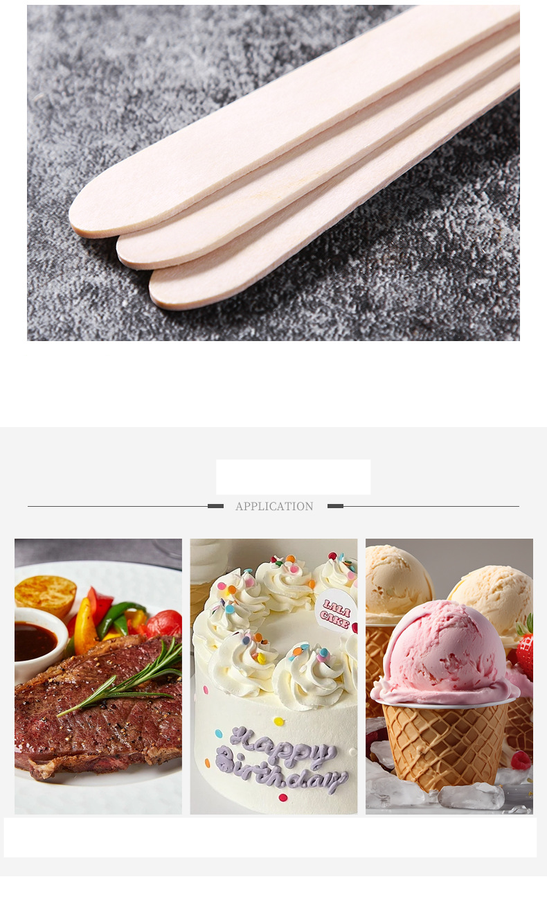 Einweg-Messer, Gabel und Löffel aus Birke, abbaubarer Lebensmittellöffel, zum Mitnehmen, Holzgeschirr, Menge aus dem ausgezeichneten Holzlöffel, Holzgabel_voghion.com