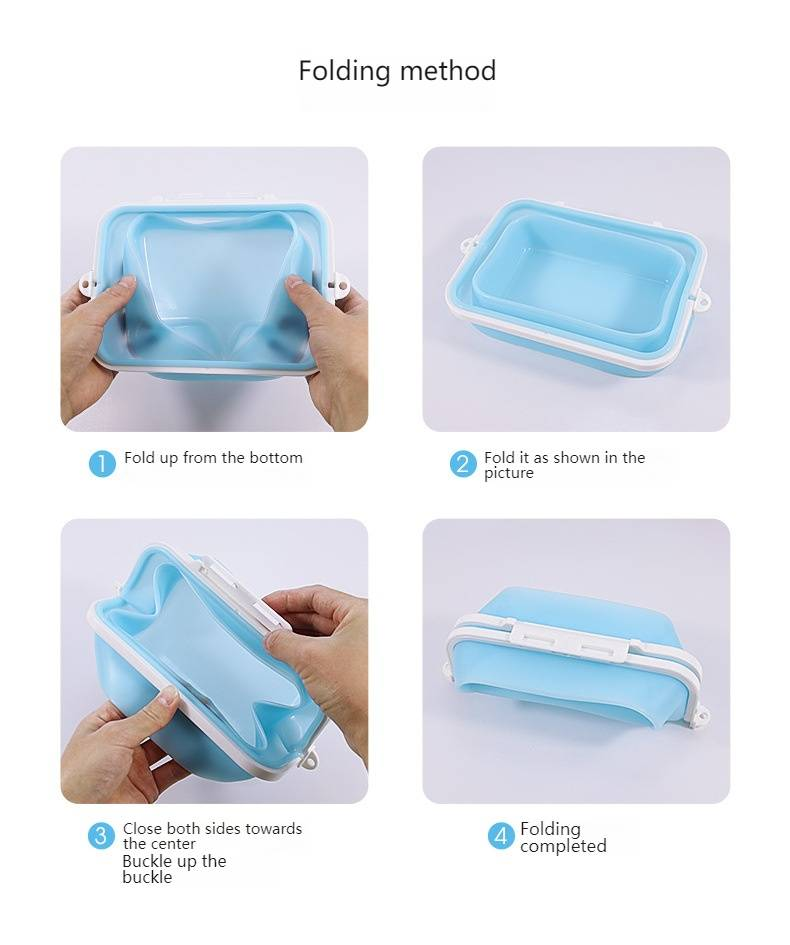 Contenitori pieghevoli per alimenti in silicone, senza BPA, adatti a microonde e congelatore, contenitori per il pranzo a tenuta stagna con coperchi (confezione da 3)_voghion.com