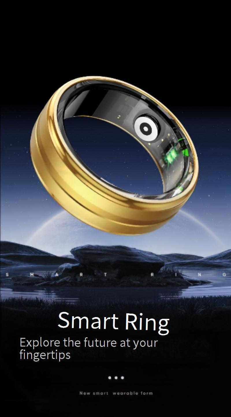Rings New R06 Smart Ring Heart Rate Blood Oxygen Multi Function Smart Ring Sleep Calorie Exercise Monitoring_voghion.com