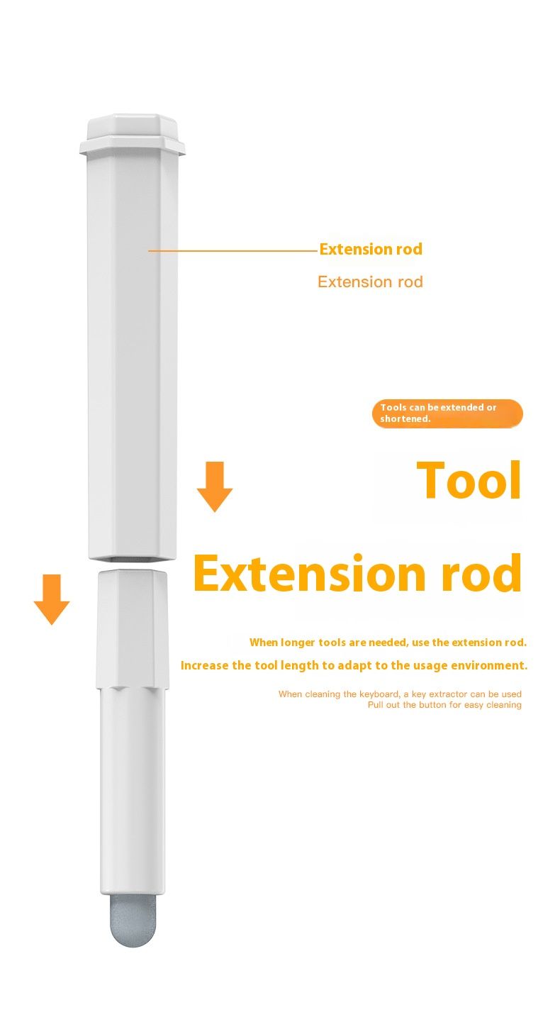 Premium elektronica-reinigingsset – 5-in-1 veilige tools voor telefoons, laptops en camera's (stofvrije borstel en microvezeldoek)_voghion.com