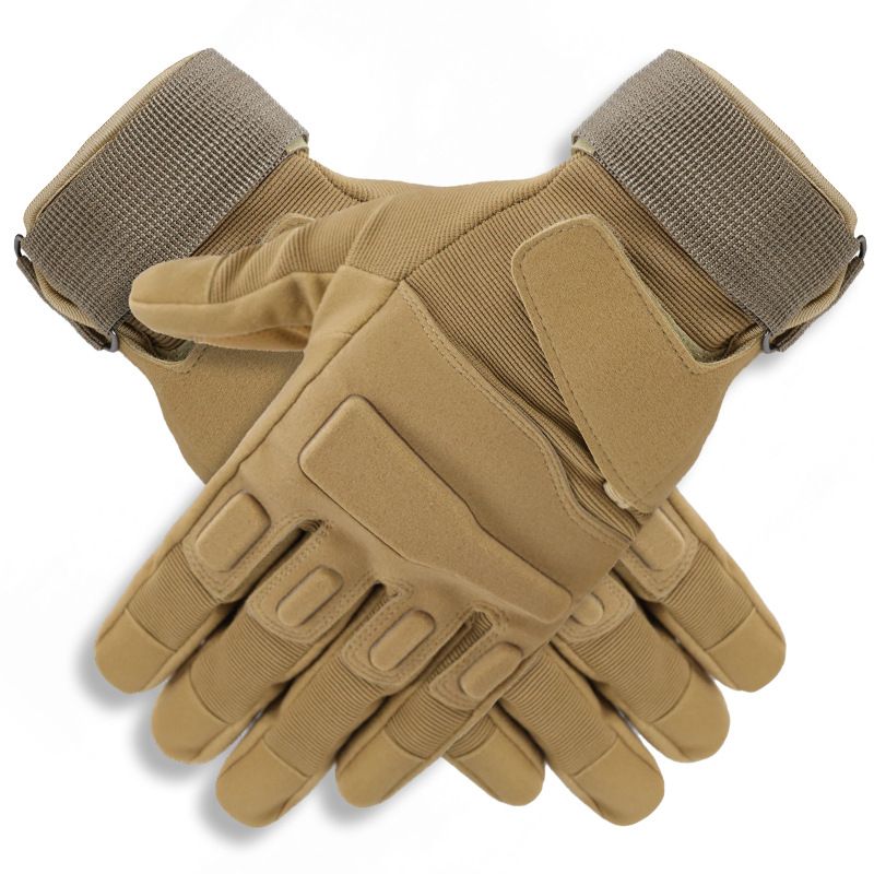 Tactical Gloves For Men - Military Fingerless Gloves, Anti-Slip & Durable Riding Gloves, Outdoor Sports Gloves (Black, Army Green, Khaki - M/L/XL)_voghion.com