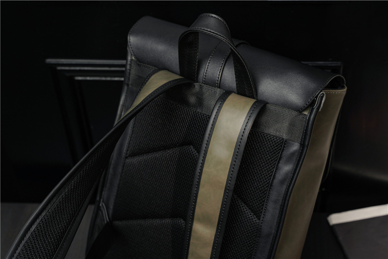 2025 Men's Stylish Backpack - Waterproof 14-17" Laptop Bag, Large Anti-Theft Daypack For College, Gym, Work, Smooth Zipper, Black_voghion.com