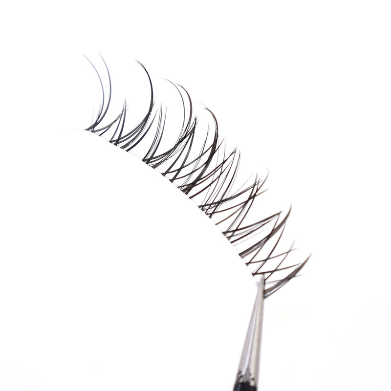 Manga New Natural Eyelashes Invisible Band Lash Extension False Eyelashes Cross Cluster Fairy 3D Faux Big_voghion.com