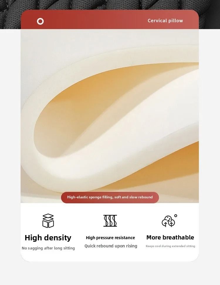New Breathable Nappa Leather Non-slip Car Sponge High Rebound Pad Cushion Four Seasons Universal Auto Seat_voghion.com