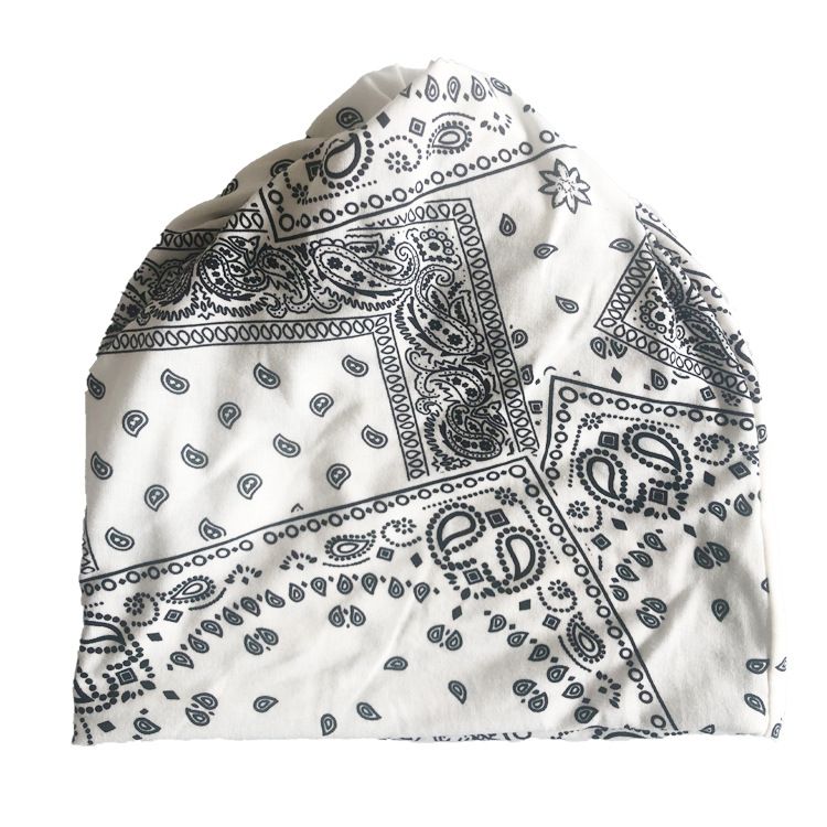 Baotou – écharpe à motif numérique, série de Style ethnique, impression de noix de cajou, trois usages, Hip Hop, chapeau empilable pour femmes enceintes_voghion.com