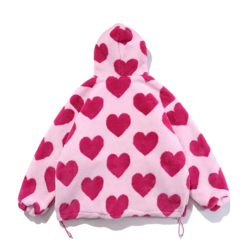 Giacca da donna in pelliccia sintetica di coniglio autunno e inverno 2023 nuova giacca in peluche da donna con cappuccio sciolto imbottito in cotone spesso_voghion.com