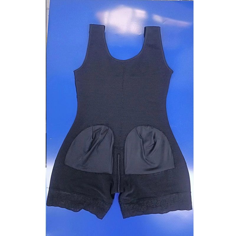 Vrouwen IntimatesNieuwe Body Shaper met vier rijen knopen om de heupen te liften en de buik strakker te maken Corset Kant Body Shaping Tights_voghion.com