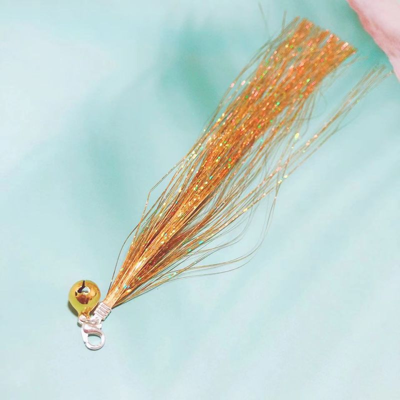 Spring Pet Interactive Toy Gold Thread Tassel Bell Ersatzkopf Katze New Favorite_voghion.com