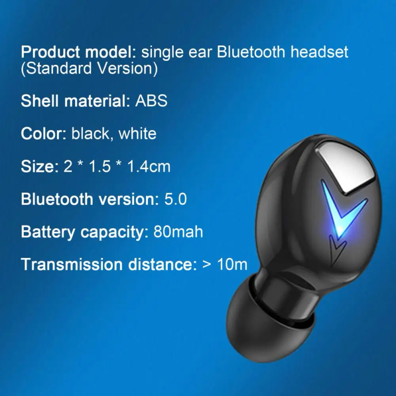 S660 Auricolare 5.0 compatibile con Bluetooth Riduzione del rumore Mini auricolari in-ear wireless per telefoni cellulari_voghion.com