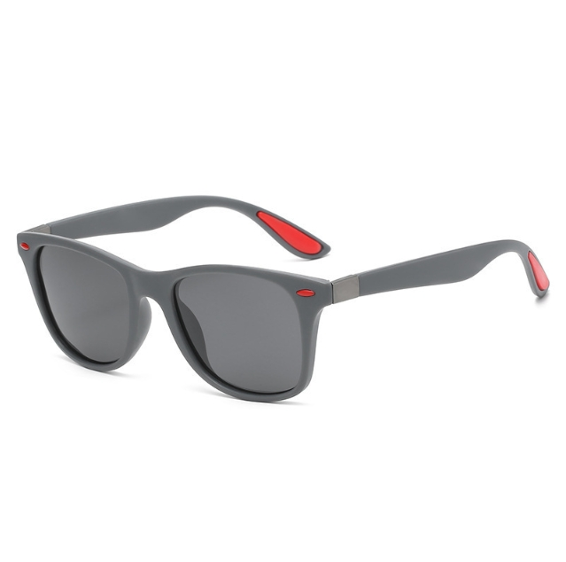 Klassiske polariserede solbriller Mænd Kvinder Brand Design Køre Firkantet stel Solbriller Mand Goggle UV400 Gafas De Sol_voghion.com