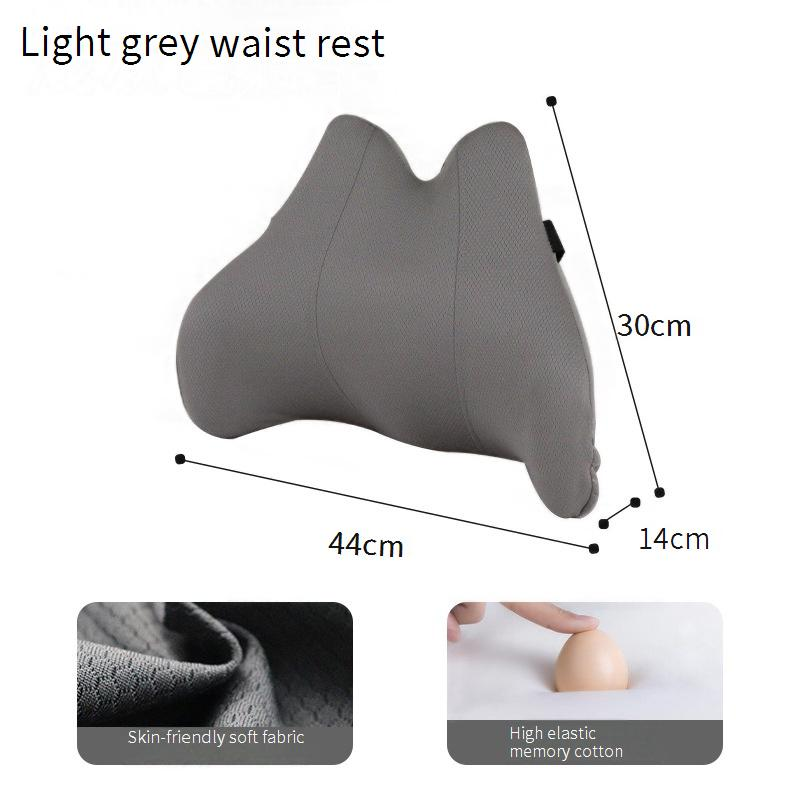 Accessori per la casa Cuscino in memory foam Cuscino per ufficio Sedile Lungo Cuscino lombare per la vita Cuscino per la schiena Cuscino lombare per auto Sedia_voghion.com