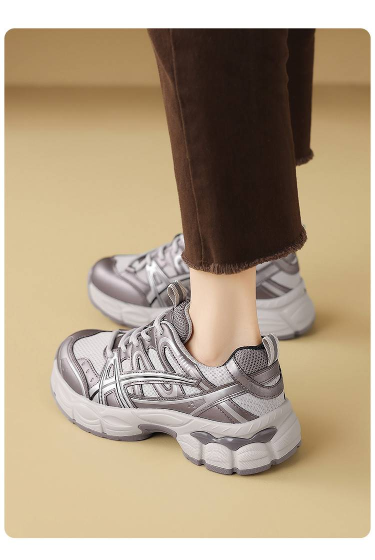 Cameido In The Spring Of 2025, These Are Women's Dad Shoes With Thick Soles For Heightening. They Are All-match Casual Sports Shoes_voghion.com