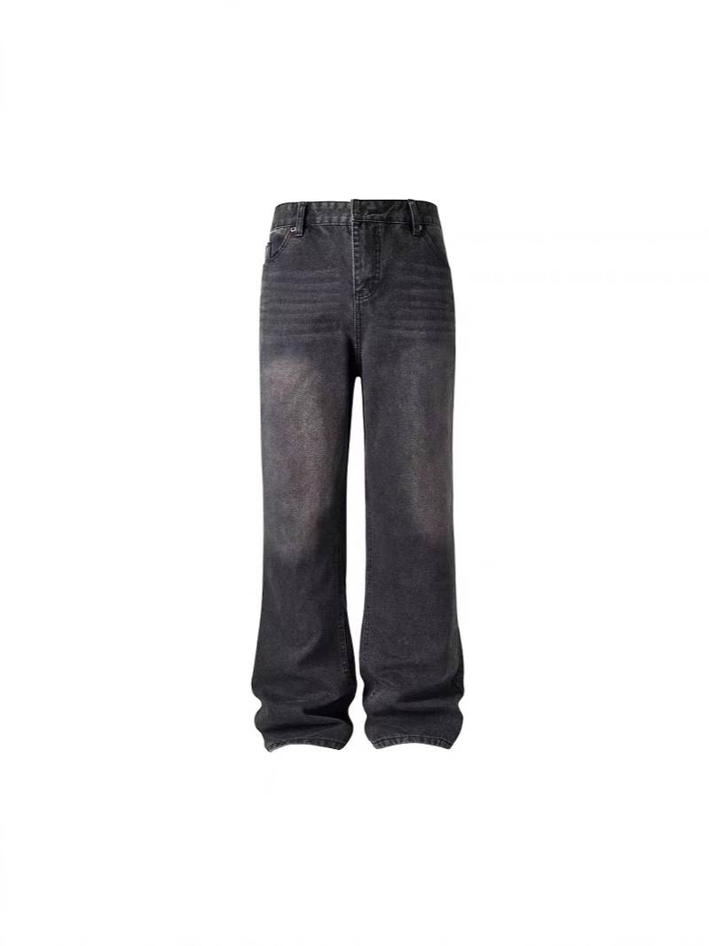 Men's Clothing Retro Washed Distressed Jeans High Street Fashion Trend Pencil Jeans_voghion.com