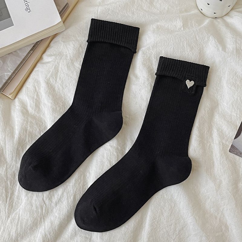 25 Jahre neue graue herzförmige Wadensocken für Frauen, ein Haufen Frauen_voghion.com