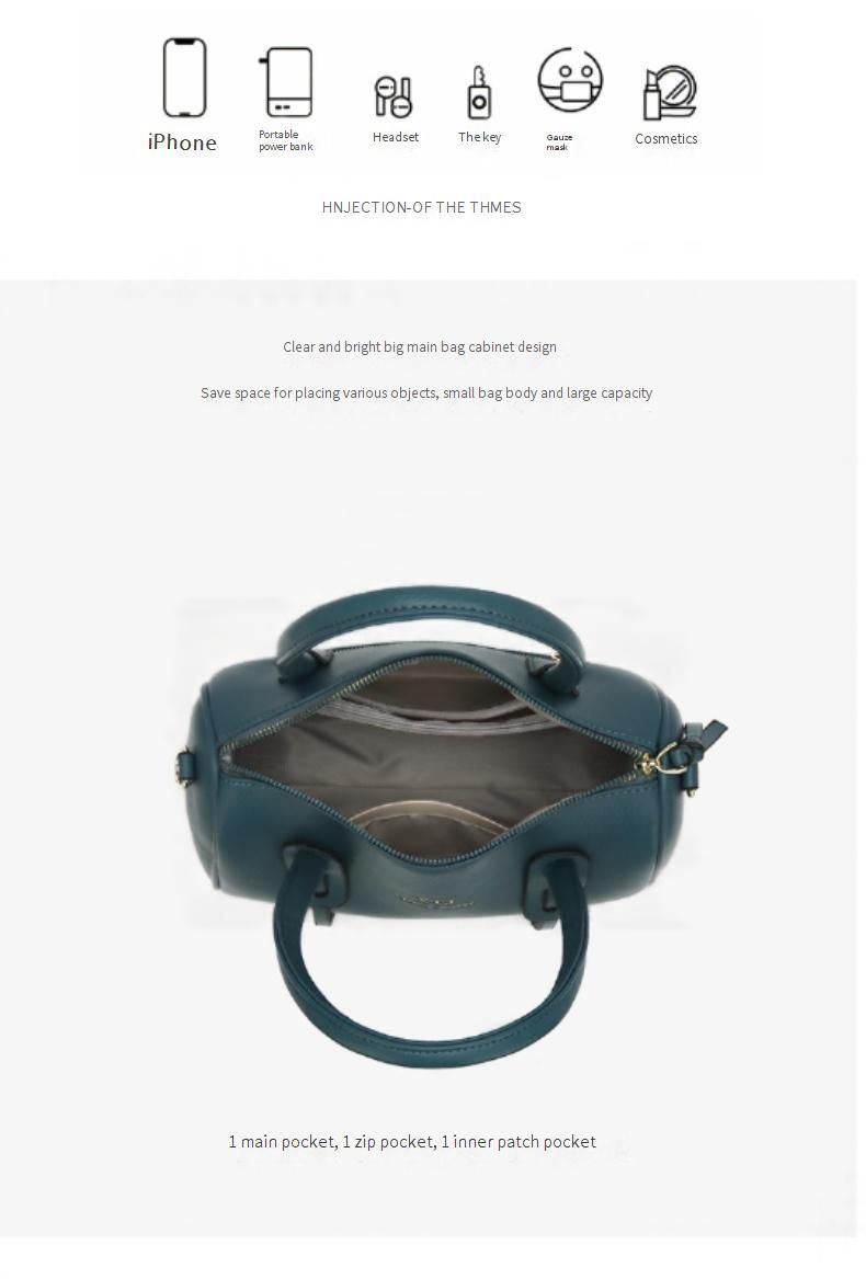 Elegantes Damen-Umhängetaschen-Set – Vintage-Handtasche aus PU mit Webdetails, mittelgroße Schultertasche für Arbeit und Reisen (Schwarz, Olivgrün, Beige)_voghion.com