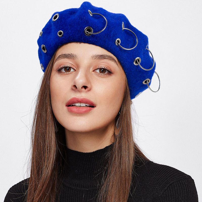 Damen herbst und winter stil alle spiel baskenmütze hut damen Britischen hut retro kürbis maler hut_voghion.com