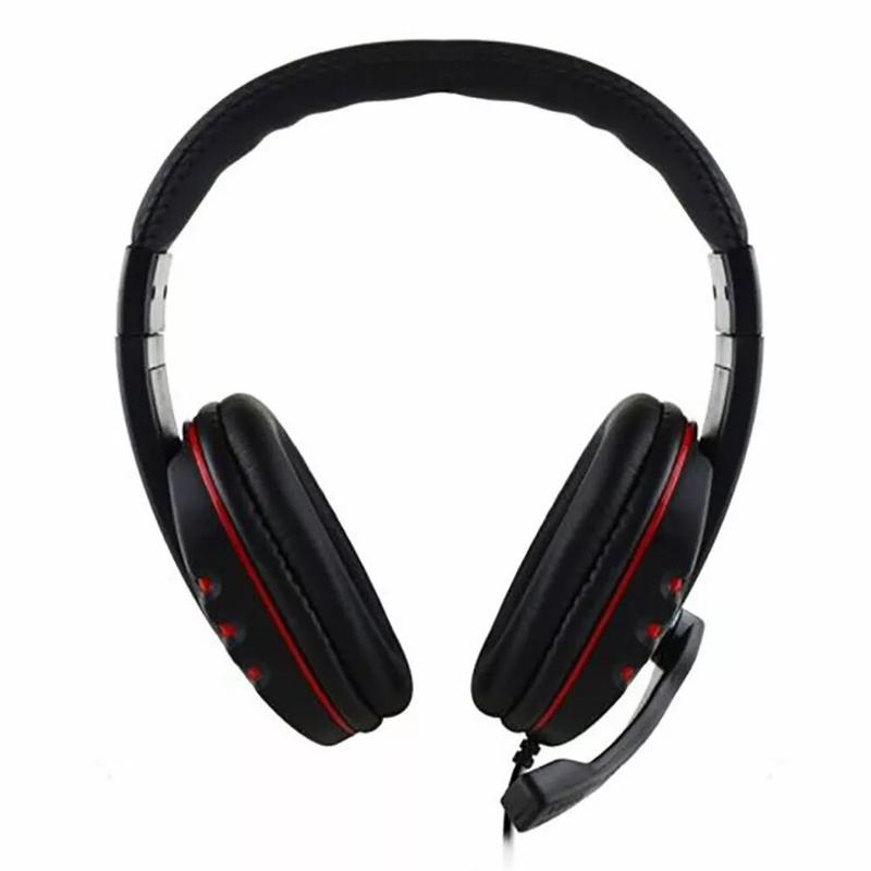 Hörlurar 3,5 mm trådanslutna Gaming Headset Hörlurar Musik för PS4 Play Station 4 Game PC Chatt dator med mikrofon_voghion.com