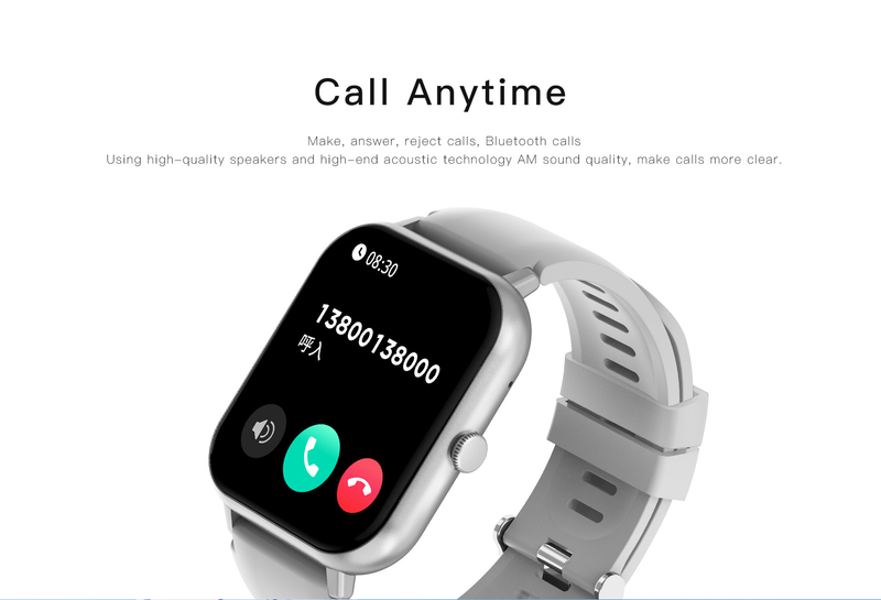 „Bluetooth Call“ išmanusis laikrodis moterų vyrų širdies ritmo kraujo deguonies balso asistentas 100+ sportinis moteriškas išmanusis laikrodis, skirtas „Xiaomi Samsung Huawei Android iPhone“_voghion.com