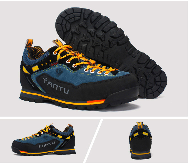 Scarpe da trekking impermeabili sportive stringate da uomo antiscivolo per esterni_voghion.com