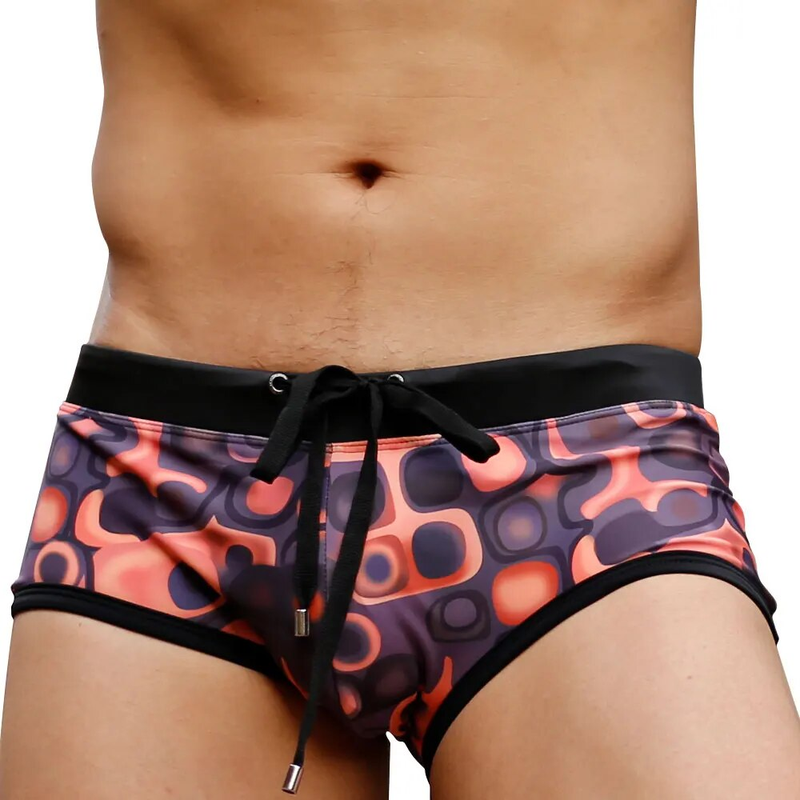 MERCURY Slip da uomo, pantaloncini da bagno, sport acquatici, pantaloni da spiaggia, costume da bagno marrone, costume da bagno sexy da uomo, costume da bagno da surf_voghion.com