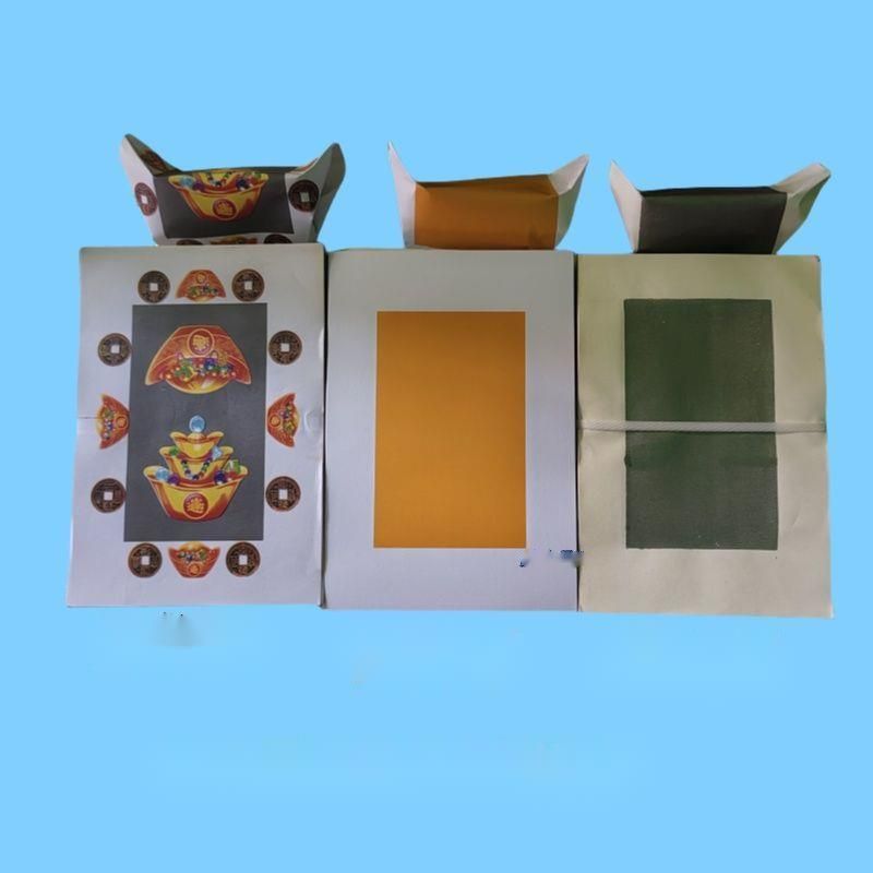 Blume Silber Zinn Brennen Papier Gold Folie Geister Geld Qingming Juli Halb Ahnen Anbetung Opfer Set_voghion.com
