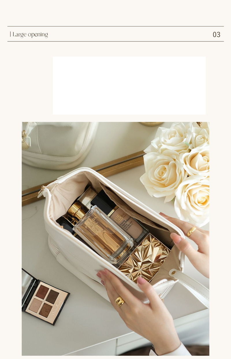 Sminkevesker Cloud Kosmetikkveske Bærbar Toalettveske med Stor Kapasitet Kosmetikk Oppbevaringsveske Multifunksjonell Reise Toalettveske_voghion.com