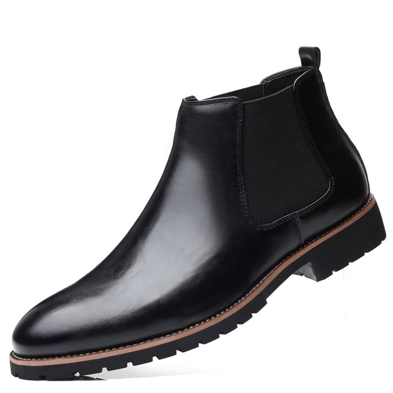 Men’s Shoes Slip On Casual Boots ashion Ankle Boots Men Large Size Men's Shoes and Boots_voghion.com