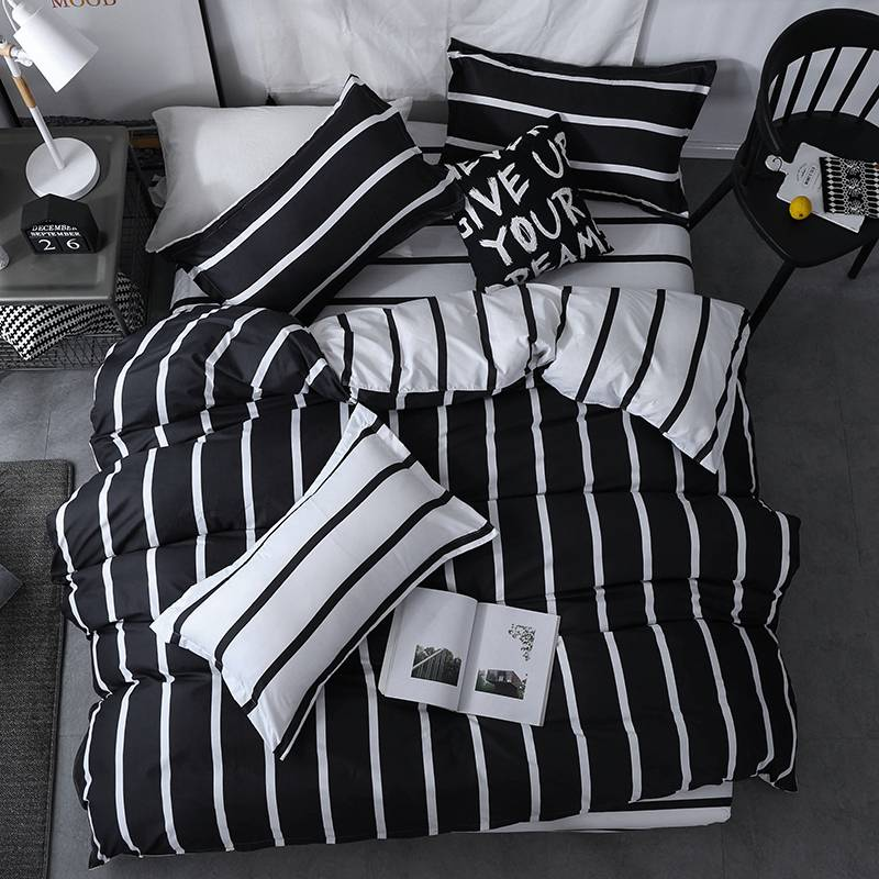 Set da tre pezzi Copripiumino bohémien Set da tre pezzi Biancheria da letto stampata_voghion.com