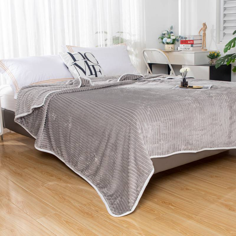 Dubbelzijdig geribbelde magische fleece deken - Ultrazachte winterdeken voor kinderen en volwassenen. Zachte deken voor de kinderkamer. Omkeerbare bedovertrek._voghion.com