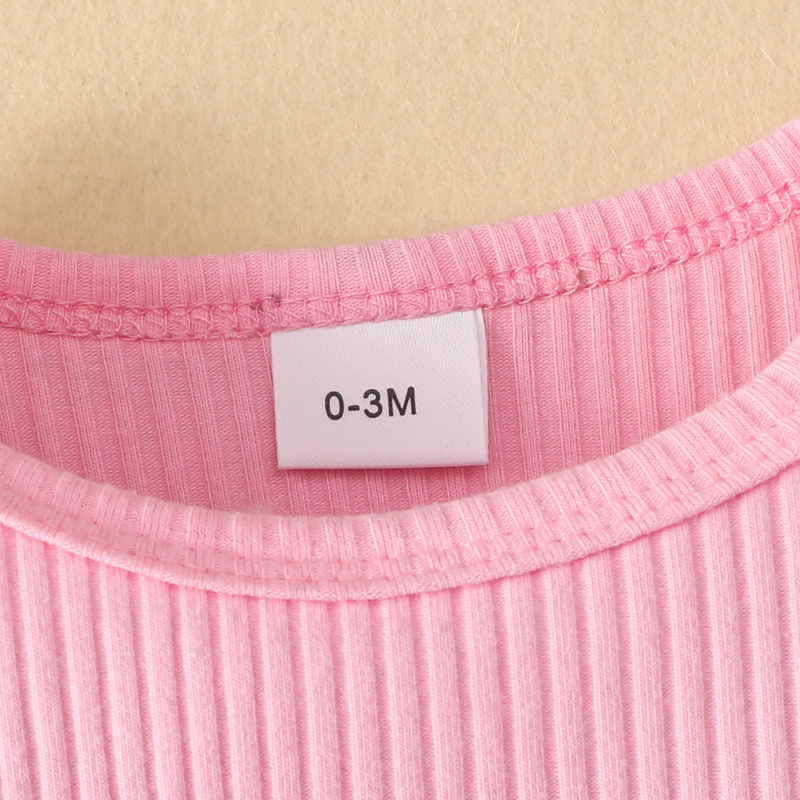 Dětské oblečení, jarní a podzimní oblečení, dětské oblečení s krátkými rukávy, trojúhelníkový overal s květinovou mašlí a podvazkovou sukní_voghion.com