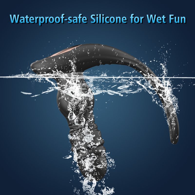 Shuangluosi Männlicher Doppelring-Prostatamassager, Spermaverriegelung, Teleskop-Analplug, vibrierender Masturbator, erotisch, tragbar_voghion.com