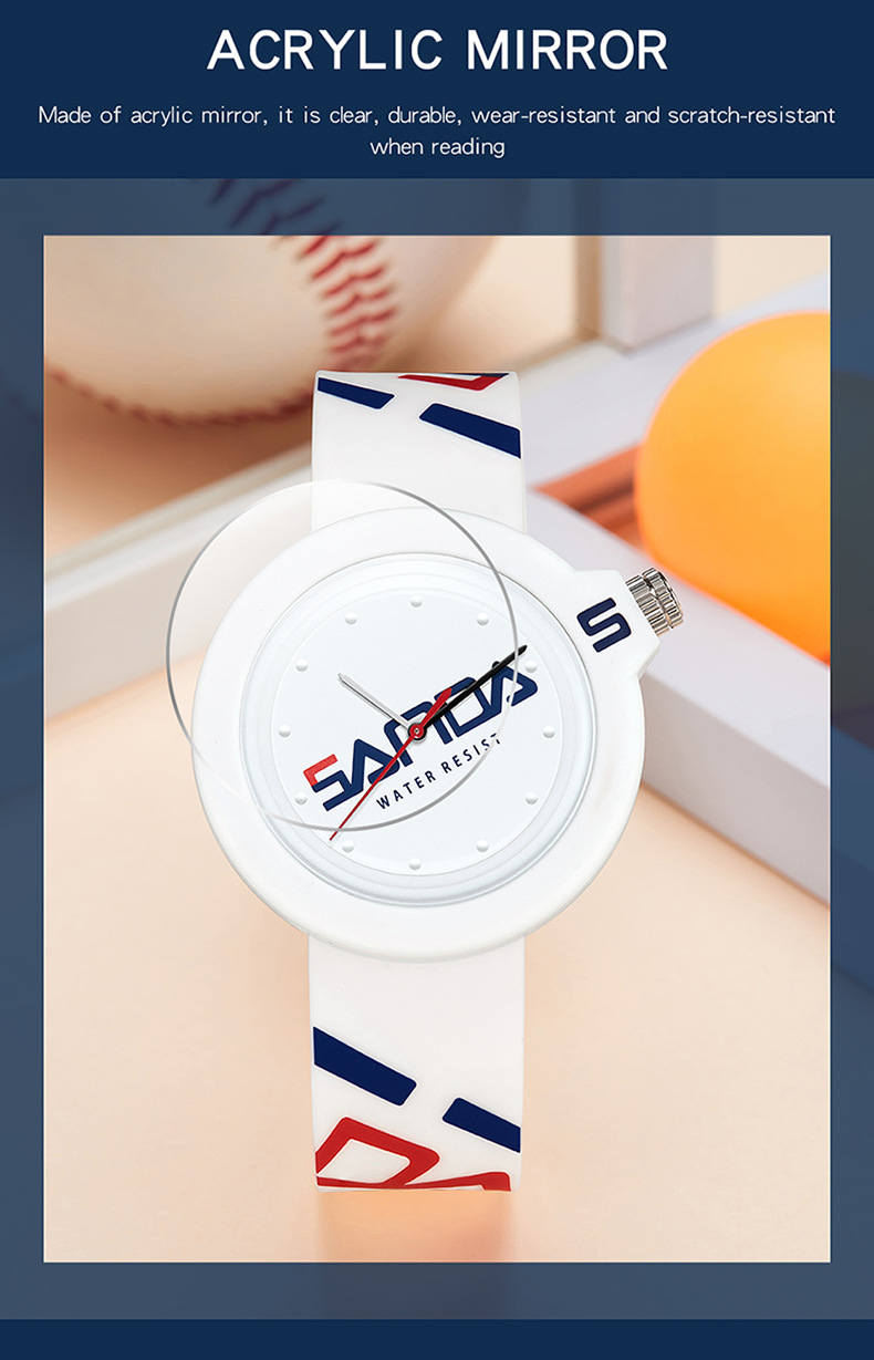 Sanda New 3201 Silicone Tape Male Female Student Trendy, Cool, Simple and Personalized Children's Quartz Watch_voghion.com