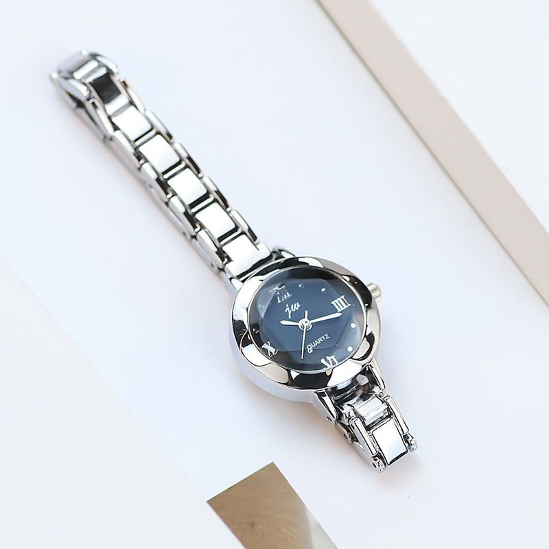 Maple Bridge Literary Forest Style Metal Elegant White-collar Chain Women's Middle School Student Simple Leisure Watch_voghion.com