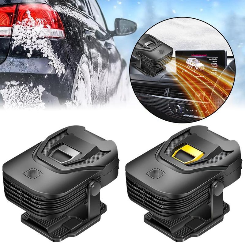 Dégivreur de chauffage de voiture, rotation multi-angle, cerf pour chauffage Coog, dégivrage rapide du pare-brise 12 V 150 W P9H0_voghion.com