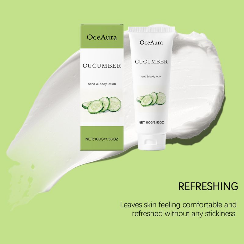OCEAURA Cucumber Smooth, Delicate Elastic Skin Nourishing Hydrating Refreshing And Comfortable Body Lotion_voghion.com