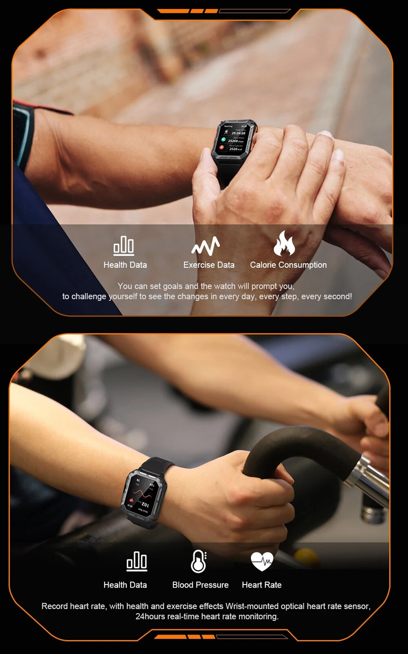 Military Smart Watch Men Waterproof IP68 BT Call Fiess Tracker 123 Sports Intelligent Wirst Smartwatch για τηλέφωνο Android_voghion.com