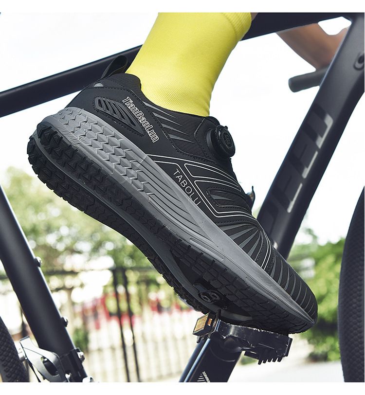 2024 Professional Cycling New Model Non-Locking Men's Mountain Lock Hard Sole Breathable Road Bike Bicycle Shoes_voghion.com