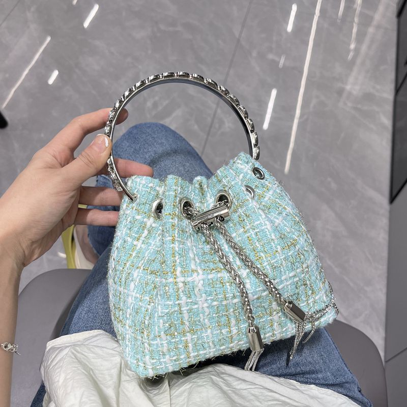 Damentaschen Metallring Handtaschen One Shoulder Kleine Chanel Style Nizi Abendtasche Damentasche_voghion.com
